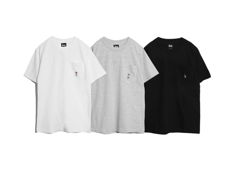 LESS - SKATE GIRL POCKET TEE
